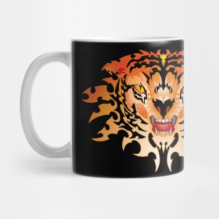 Tribal Tiger (traditional colors) Mug